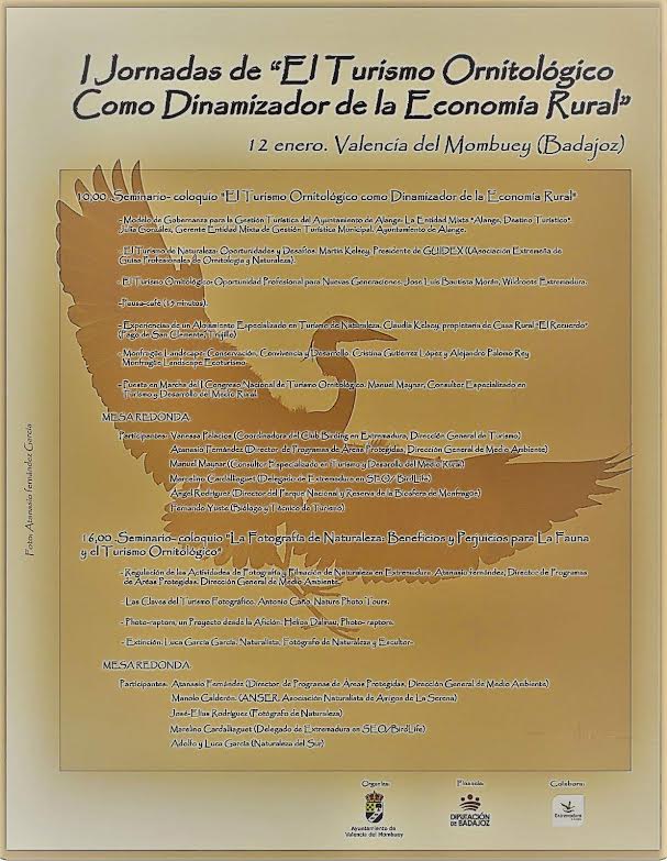  I Congreso Nacional de Turismo Ornitológico en Valencia del Mombuey. Participantes