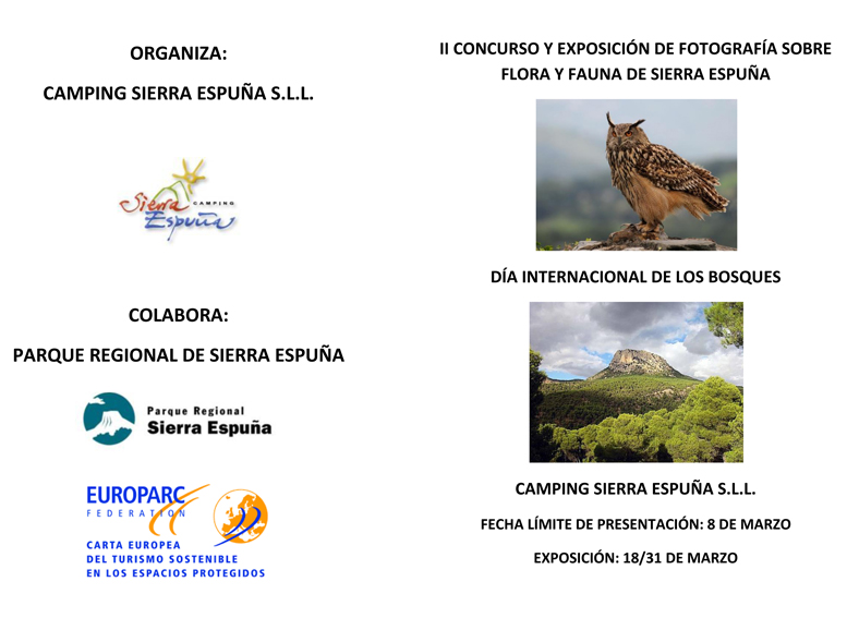 Concurso de fotografía sobre Sierra Espuña, con Camping de El Berro