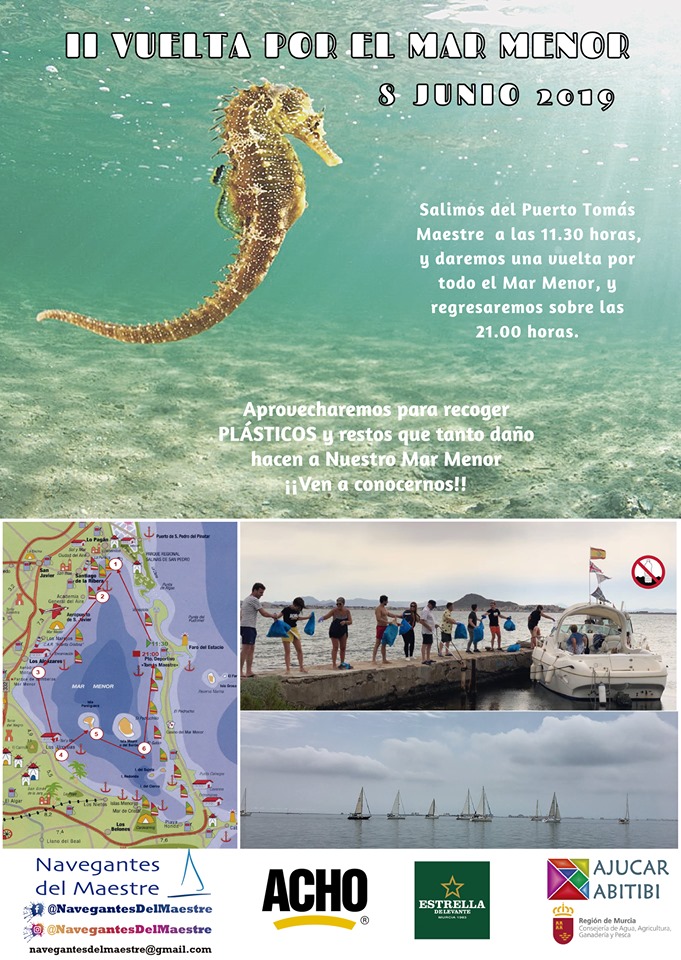II Vuelta por el Mar Menor, con Navegantes del Maestre. II Vuelta por el Mar Menor, con Navegantes del Maestre