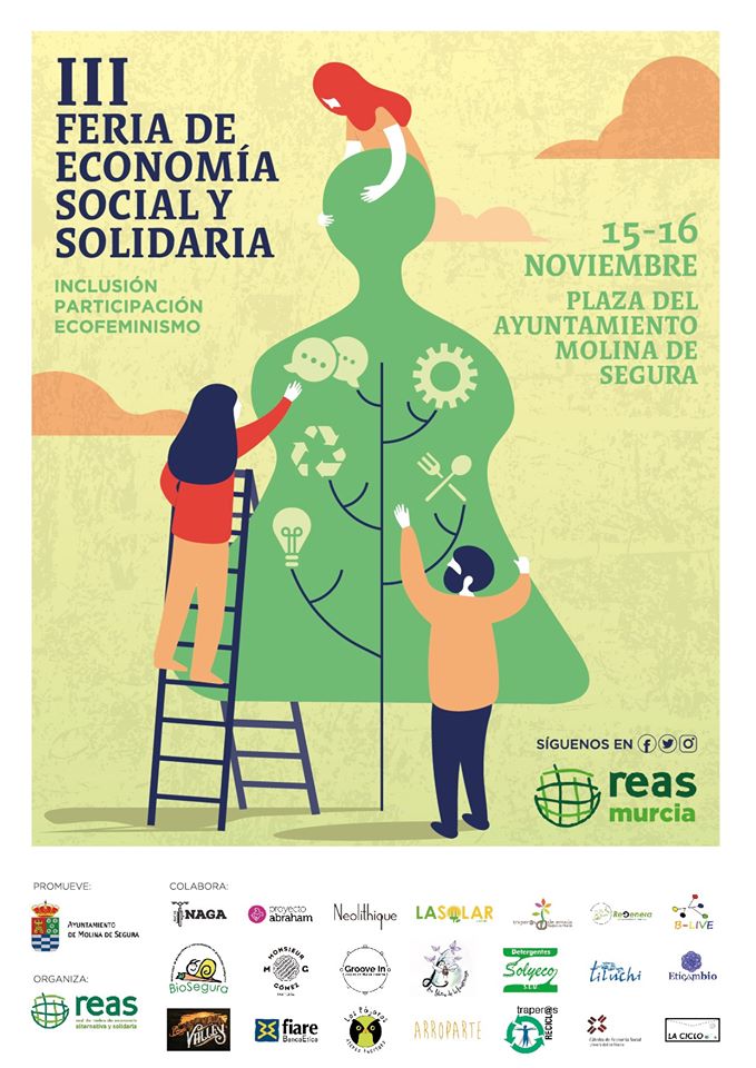 3ª Feria Regional de Economía Social Solidaria, con REAS Murcia