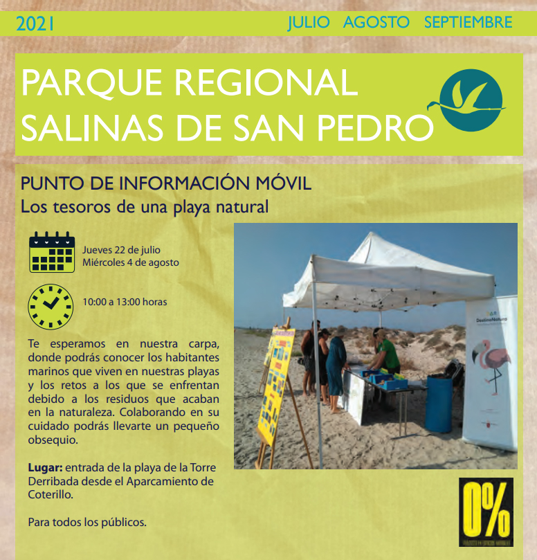 Info sobre los animales marinos del PR de San Pedro del Pinatar 1, con la CARM