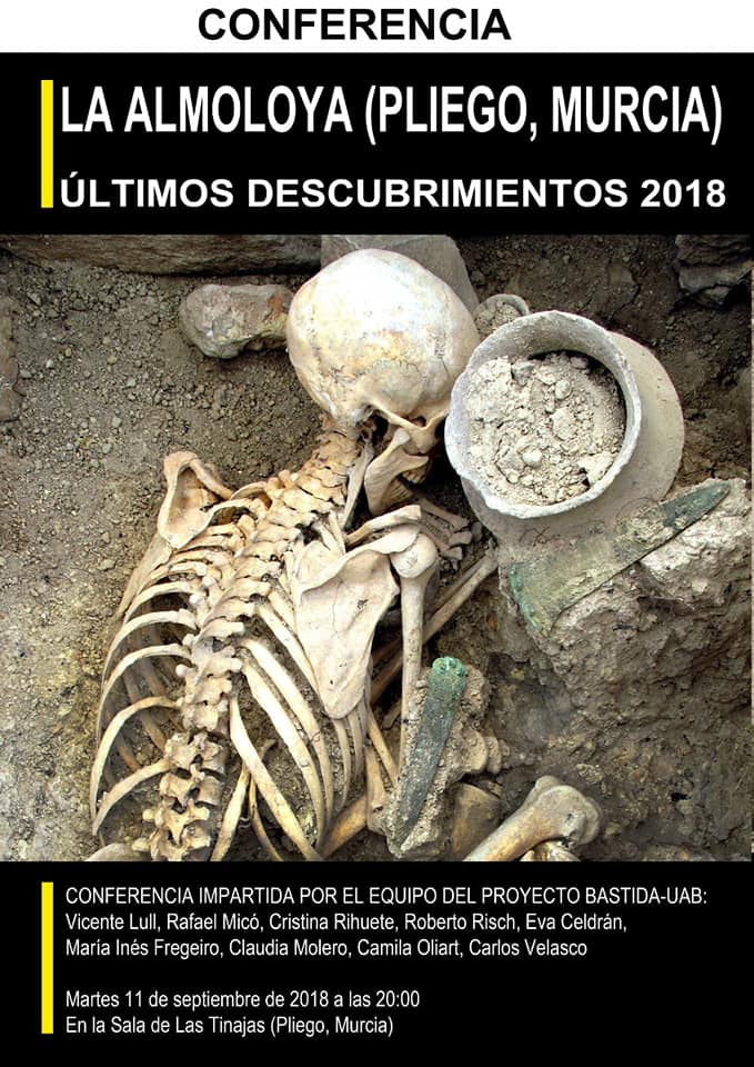Los últimos descubrimientos de La Almoloya 2018, con el Proyecto Bastida - Universidad Autónoma de Barcelona