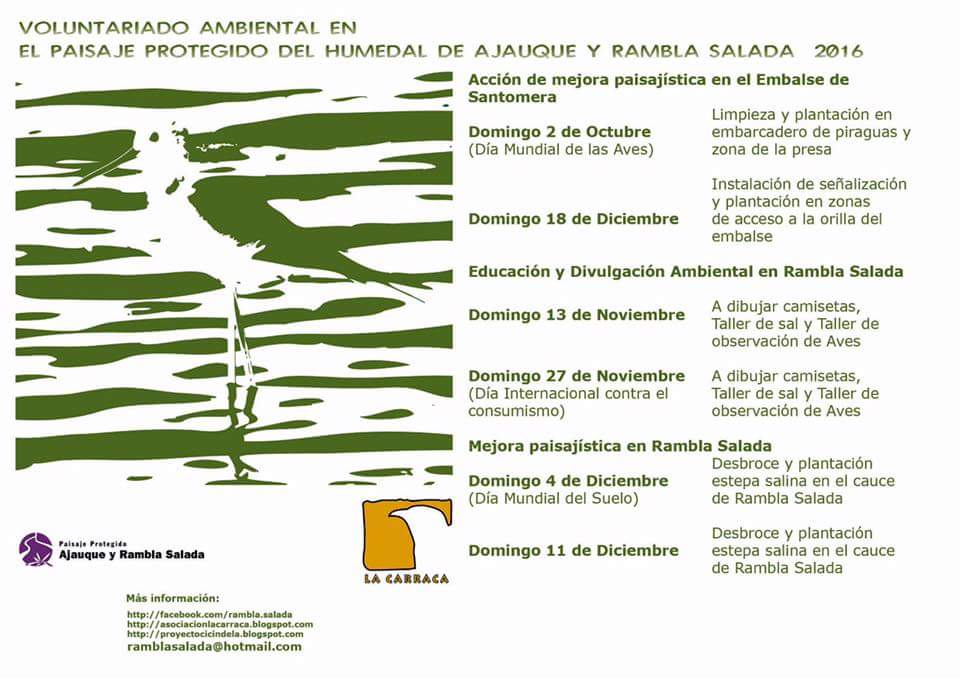 Mejora paisajística del Embalse de Santomera, con La Carraca. Mejora paisajística del Embalse de Santomera, con La Carraca.
