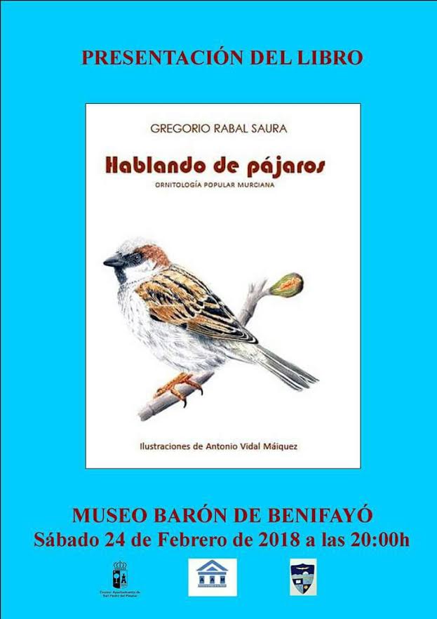 Presentación del libro 'Hablando de pájaros'. Presentación del libro 'Hablando de pájaros'