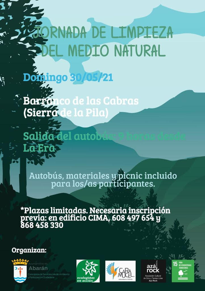 Limpieza en la Sierra de la Pila, con el Ayto. de Abarán. Limpieza en la Sierra de la Pila, con el Ayto. de Abarán