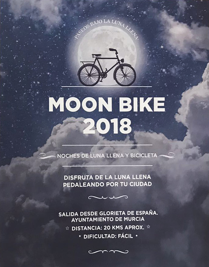 Moon Bike: 'La Huerta y arquitectura del agua', con el Ayto. de Murcia