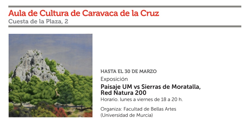 Exp sobre las Sierras de Moratalla, con la Fundación Cajamurcia