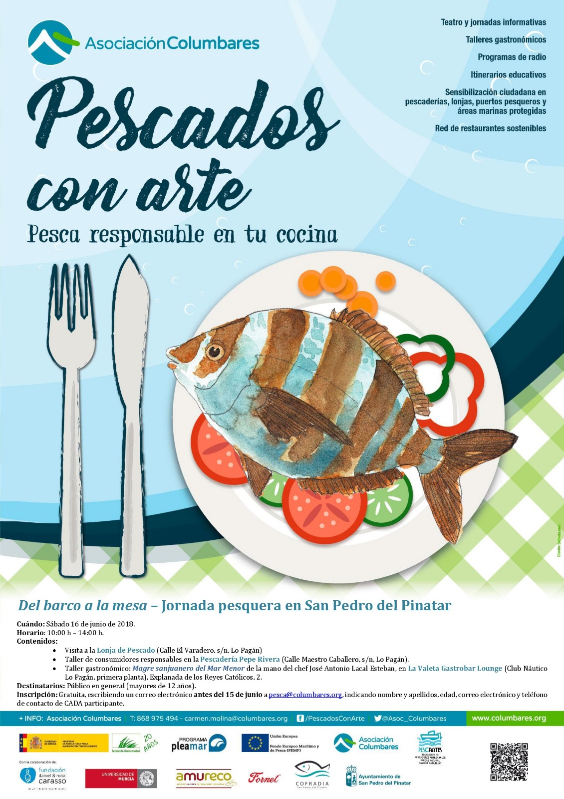 Jornada pesquera 'Del barco a la mesa', con Asociación Columbares. Jornada pesquera 'Del barco a la mesa', con Asociación Columbares