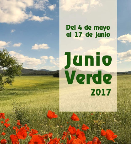 Cartel de Junio Verde en Bullas, con el Ayto. de Bullas