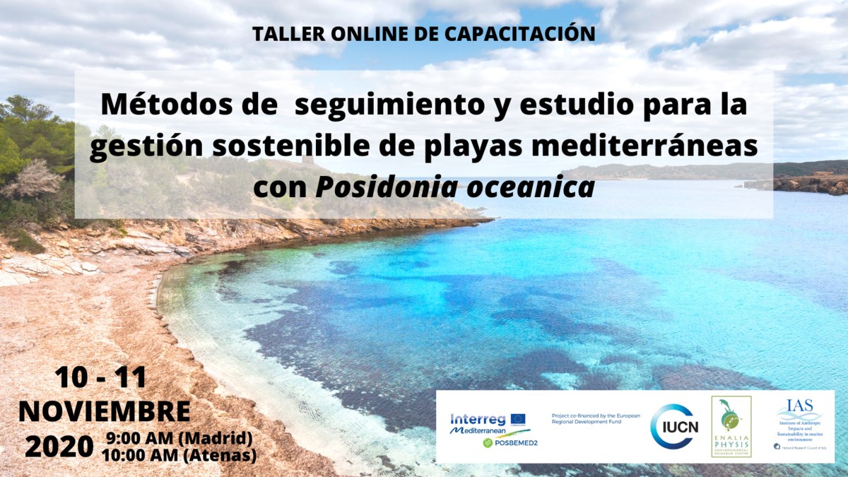 'Métodos de seguimiento y estudio para la gestión sostenible de playas mediterráneas con Posidonia oceanica', con Posbemed2