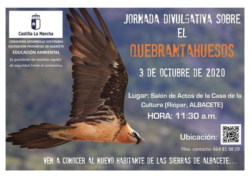 Jornada divulgativa sobre el quebrantahuesos, con la CA de C-LM. Jornada divulgativa sobre el quebrantahuesos, con la CA de C-LM