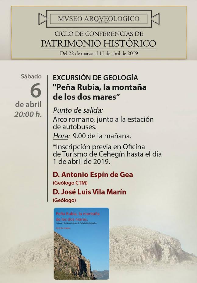 Ruta geológica a Peña Rubia, con el Ayto. de Cehegín. Ruta geológica a Peña Rubia, con el Ayto. de Cehegín