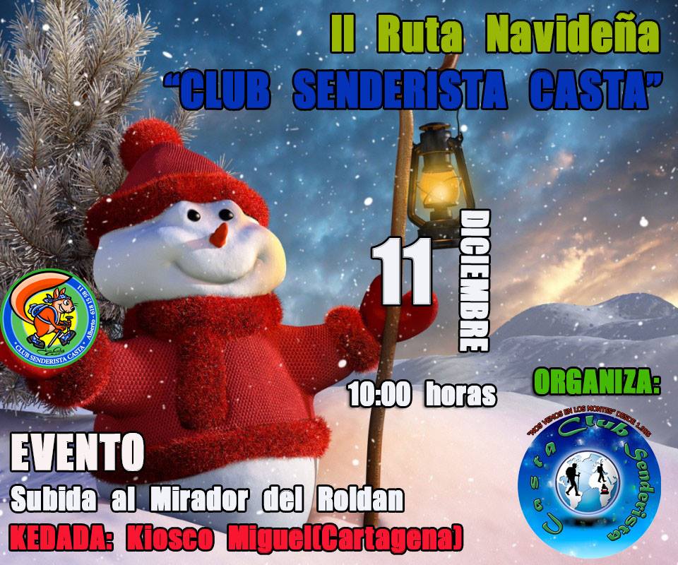II Ruta Navideña 2016 Club Senderista Casta