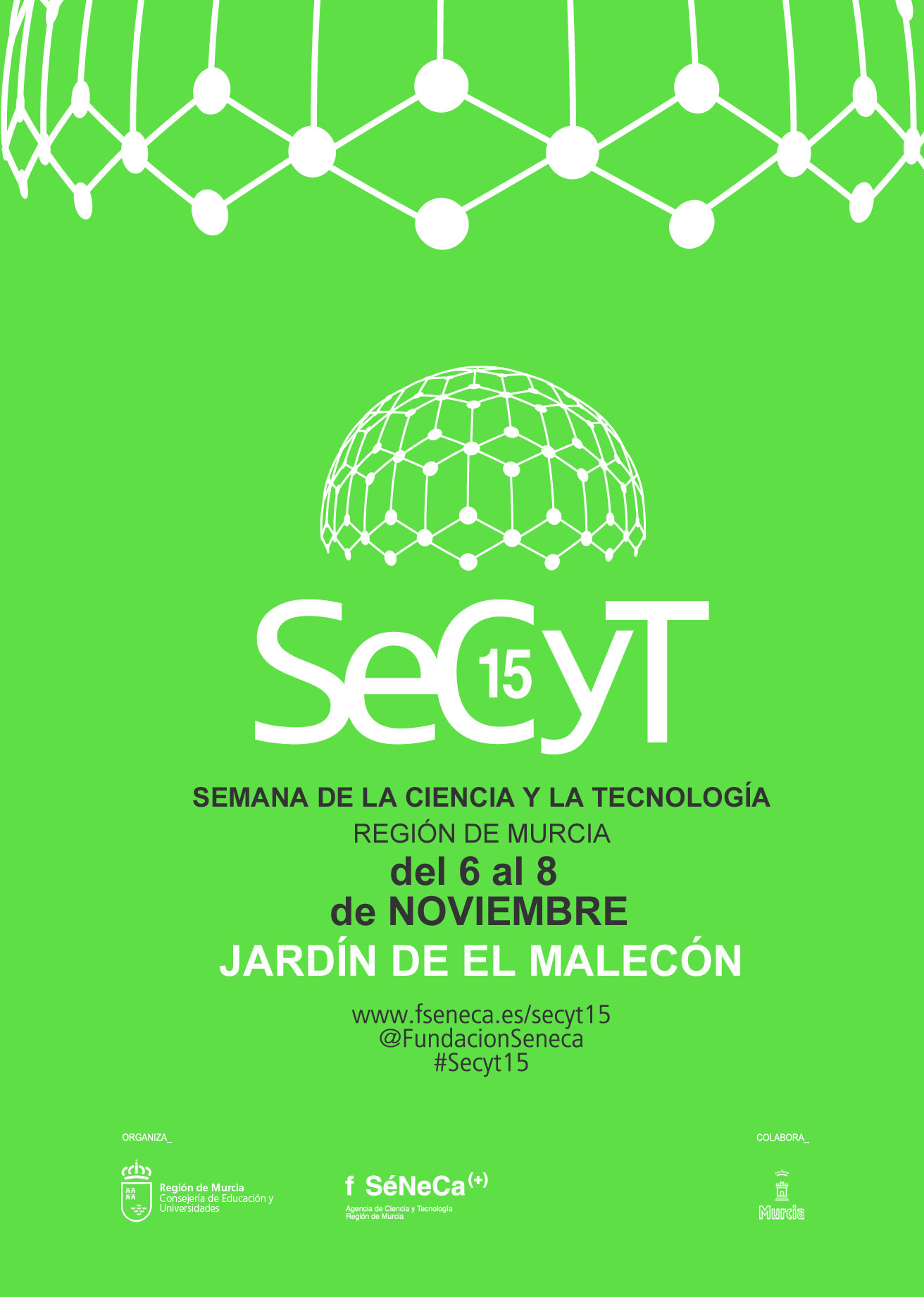 Cartel de la Semana de la Ciencia y la Tecnología. Región de Murcia 2015
