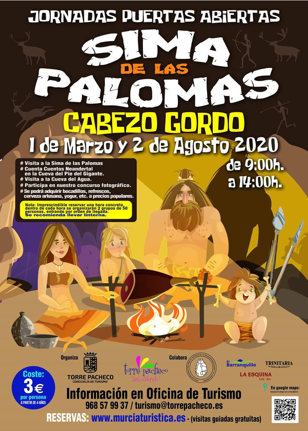 Sima de las Palomas, Puertas abiertas 1, con Mupantquant