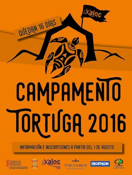Voluntariado para custodiar un nido de tortuga boba, con Xaloc. Cartel. Voluntariado para vigilar un nido de tortuga boba, con Xaloc. Cartel custodiar