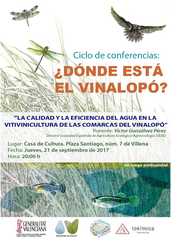 Uso sostenible del agua de regadío en la vitivinicultura, con Observatorio del Vinalopó