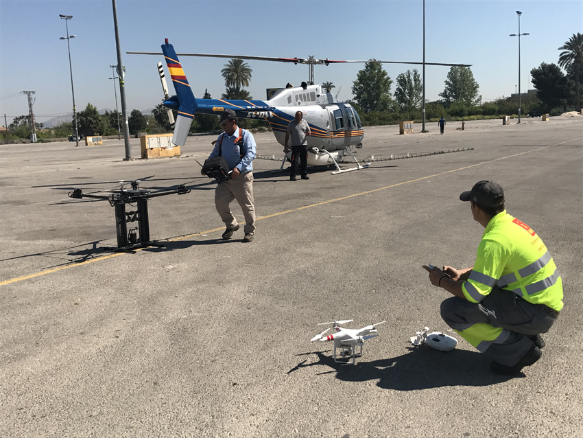 Los drones se usarán para alcanzar zonas de difícil acceso
